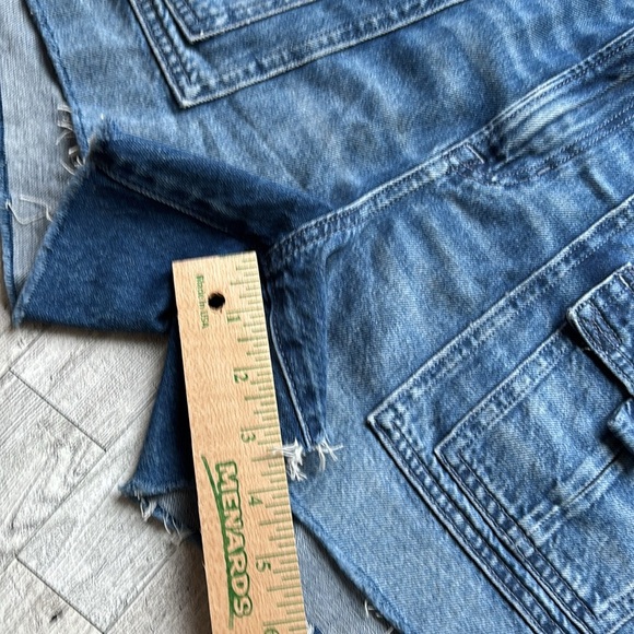 NWT AMERICAN EAGLE Highest Rise 90s Boyfriend Cargo Denim Jean Shorts Sz 8‎ - Picture 8 of 14
